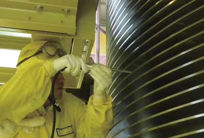 Repair of NFT-type cask surface