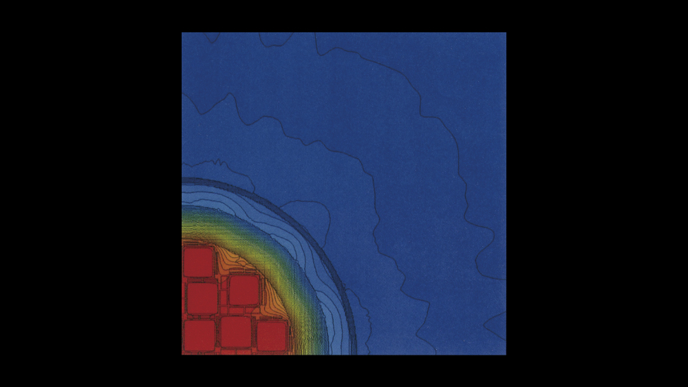 乾式キャスクのガンマ線遮蔽解析例（DOT3.5）